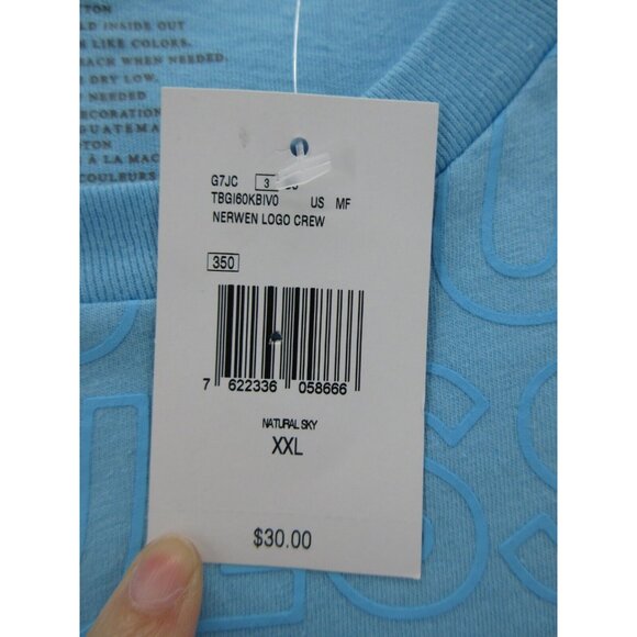 Guess Shirt XXL Pullover Spell Out Graphic T Tee Nerwen Logo NWT * - Picture 11 of 12